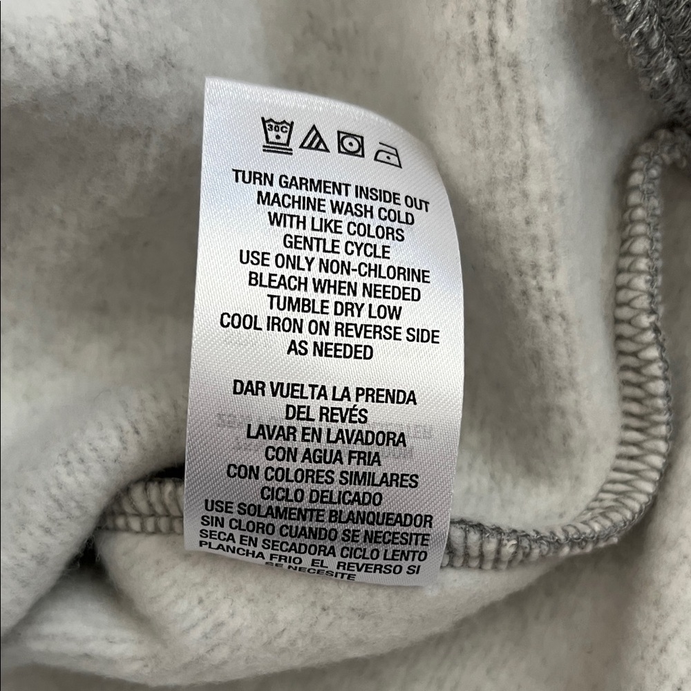 GAP Kids Gray Fleece Hoodie - Picture 8 of 9